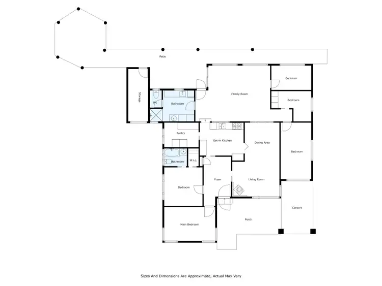 Floorplan of Homely house listing, 14 Smith Road, Huon VIC 3695