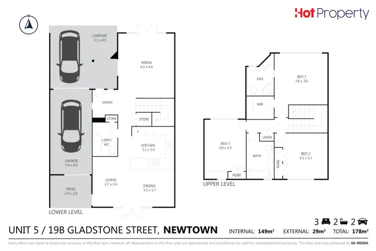 Floorplan of Homely unit listing, Unit 5/19B Gladstone Street, Newtown QLD 4350