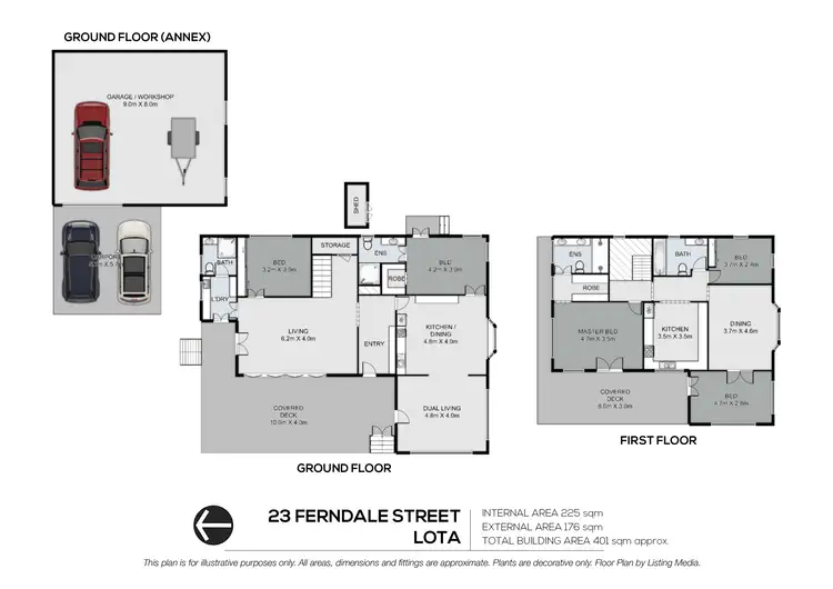 Floorplan of Homely house listing, 23 Ferndale Street, Lota QLD 4179
