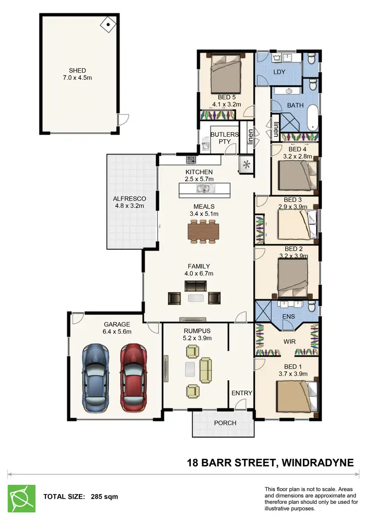 Floorplan of Homely house listing, 18 Barr Street, Windradyne NSW 2795
