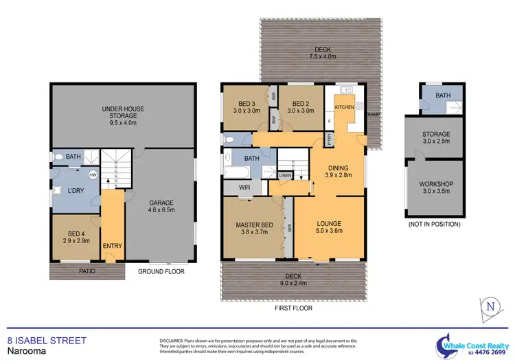 Floorplan of Homely house listing, 8 Isabel Street, Narooma NSW 2546