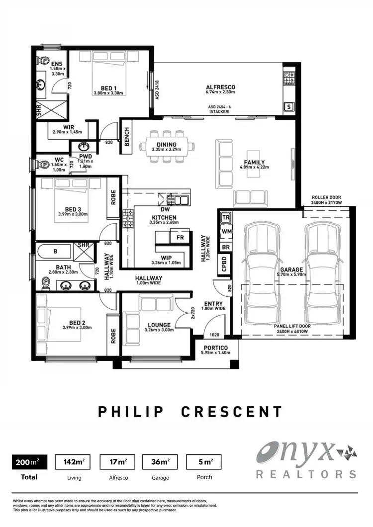 Floorplan of Homely house listing, 4 Philip Crescent, Valley View SA 5093