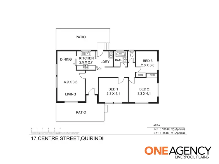 Floorplan of Homely house listing, 17 Centre Street, Quirindi NSW 2343