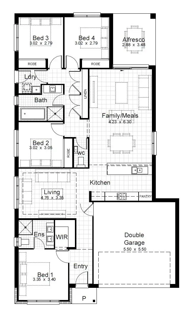 Floorplan of Homely house listing, Address available on request