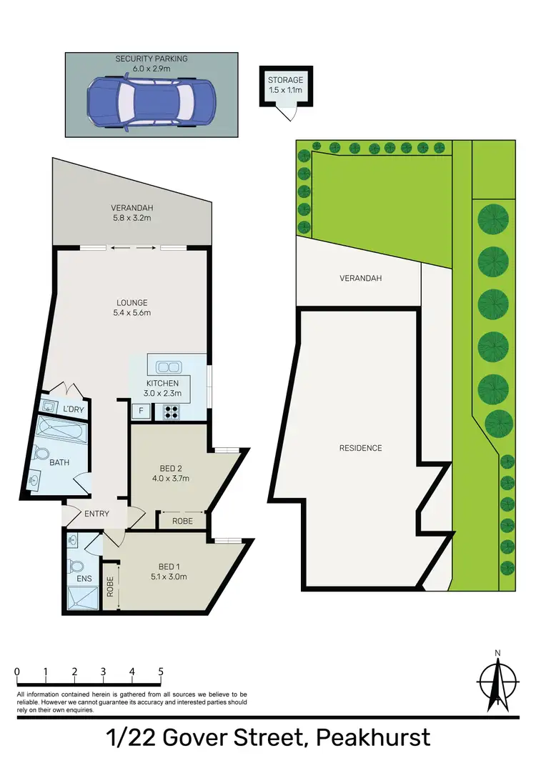 Floorplan of Homely apartment listing, 1/22-24 Gover Street, Peakhurst NSW 2210