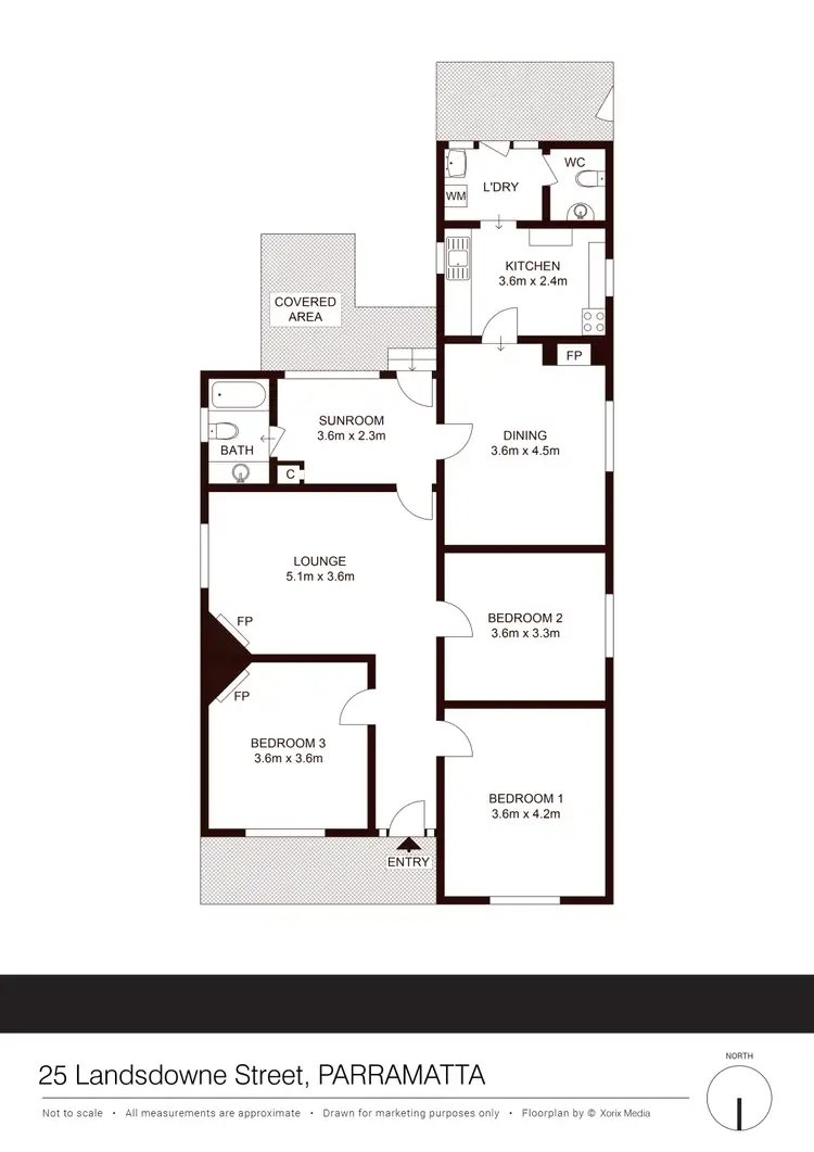 Floorplan of Homely house listing, 25 Lansdowne Street, Parramatta NSW 2150