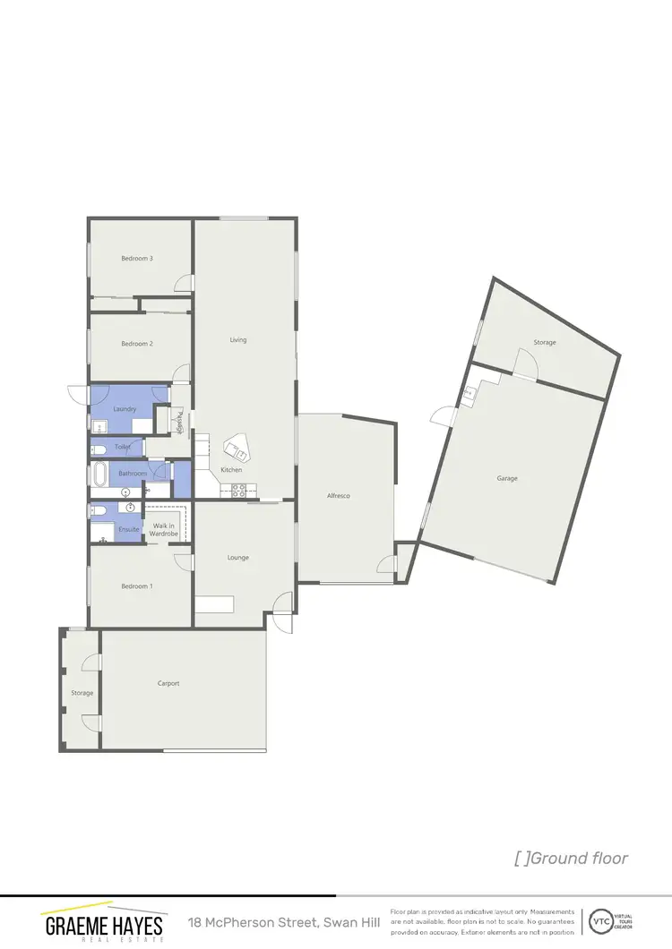 Floorplan of Homely house listing, 18 McPherson Street, Swan Hill VIC 3585