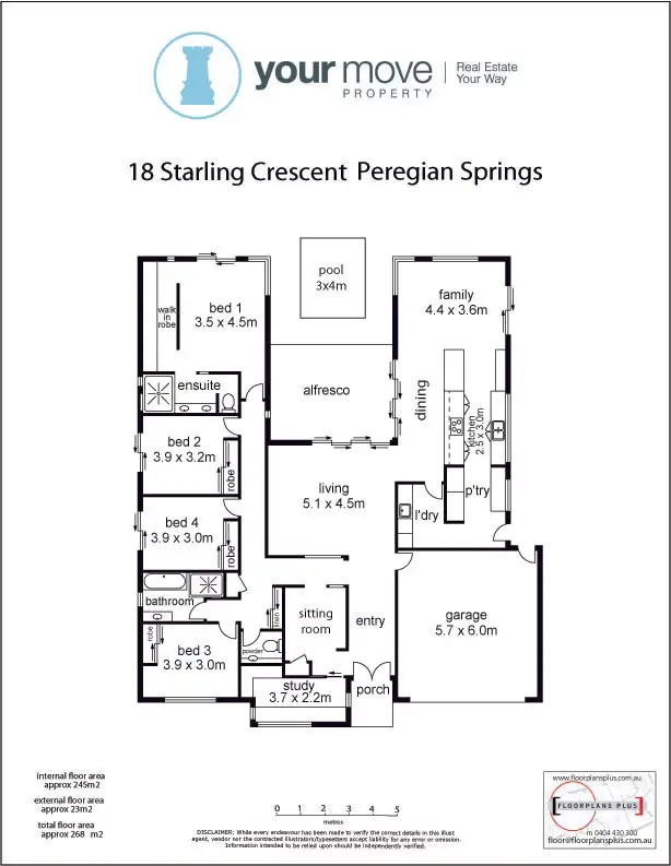 Floorplan of Homely house listing, 18 Starling Crescent, Peregian Springs QLD 4573