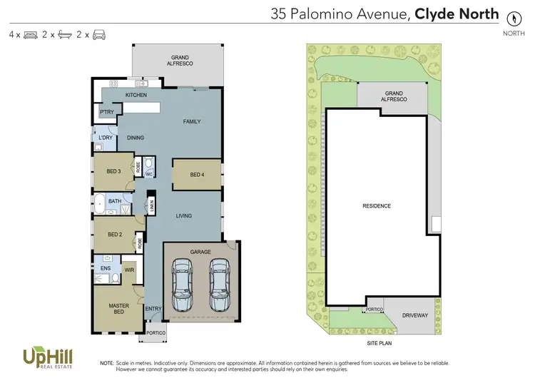 Floorplan of Homely house listing, 35 Palomino Avenue, Clyde North VIC 3978