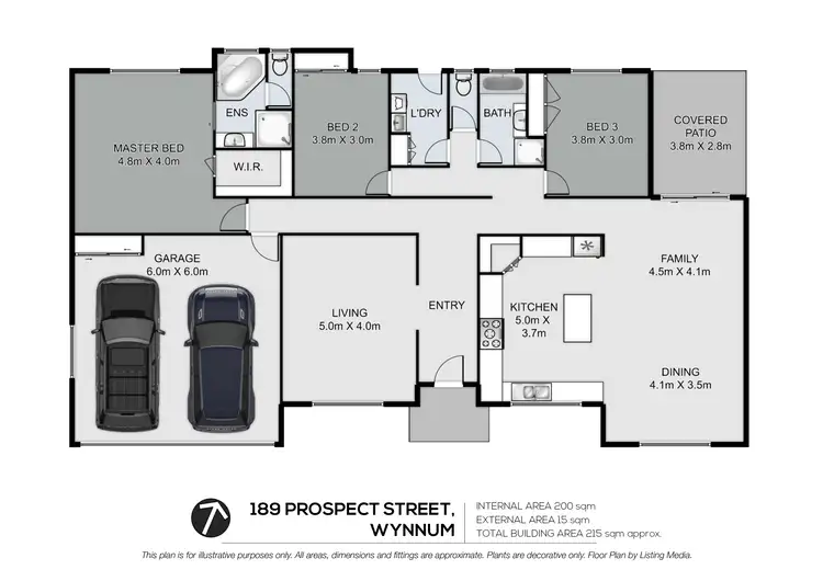 Floorplan of Homely house listing, 189 Prospect Street, Wynnum QLD 4178