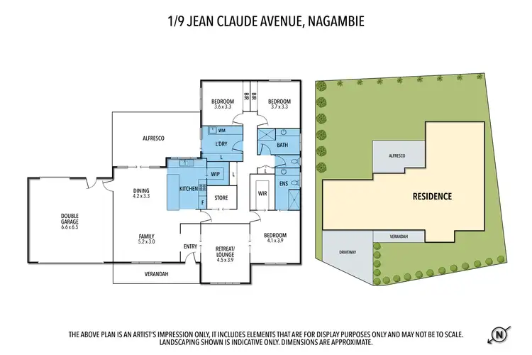 Floorplan of Homely house listing, 9 Jean Claude Ave, Nagambie VIC 3608
