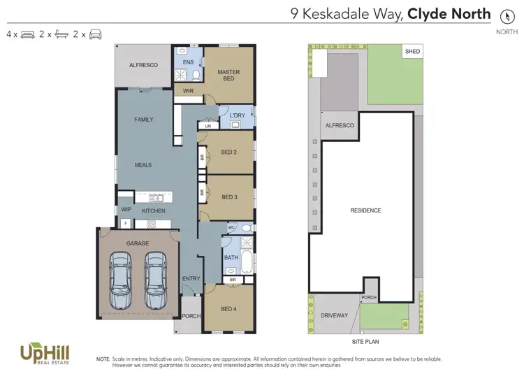 Floorplan of Homely house listing, 9 Keskadale Way, Clyde North VIC 3978