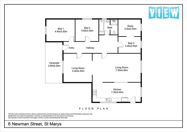 Floorplan of Homely house listing, 6 Newman Street, St Marys TAS 7215