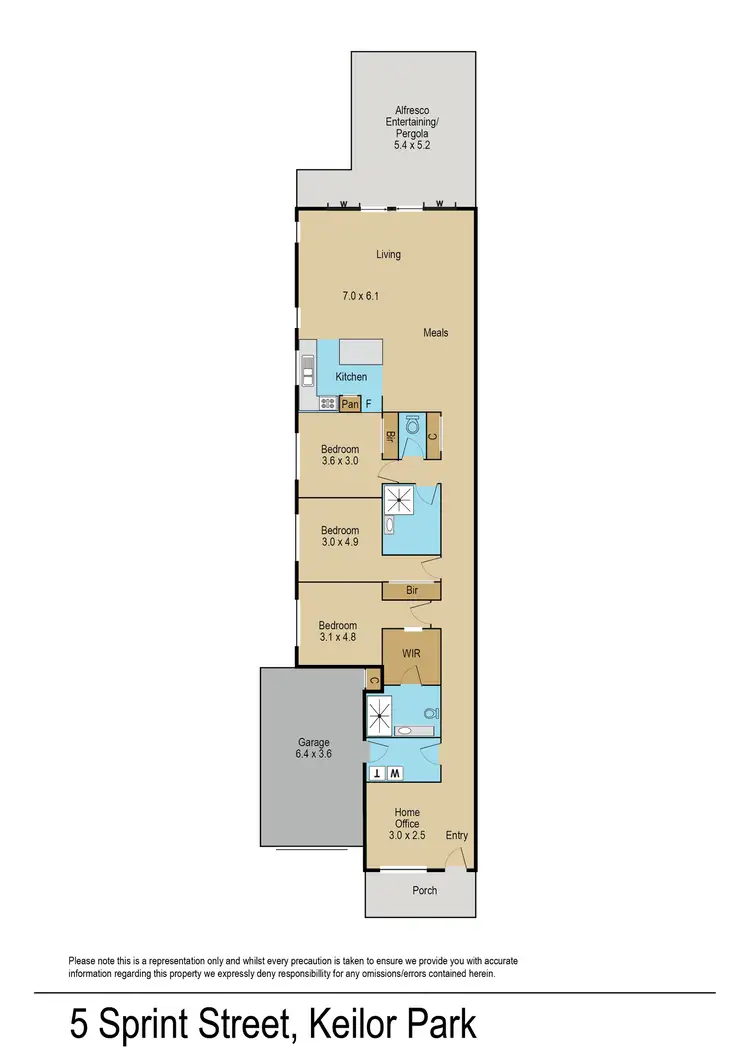 Floorplan of Homely house listing, 5 Sprint Street, Keilor Park VIC 3042
