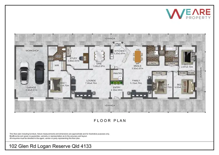 Floorplan of Homely rural property listing, 102-144 Glen Road, Logan Reserve QLD 4133