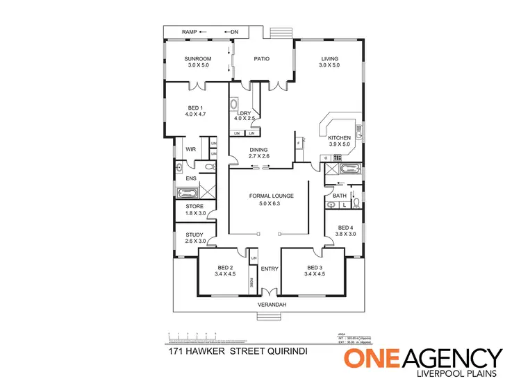 Floorplan of Homely house listing, 171 Hawker Street, Quirindi NSW 2343