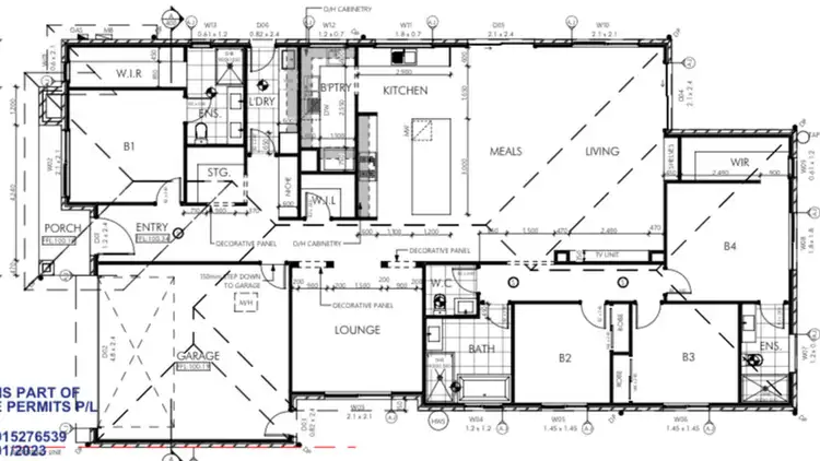 Floorplan of Homely house listing, 33 Clamoroso Drive, Clyde North VIC 3978
