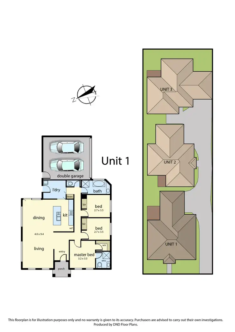 Floorplan of Homely unit listing, 1/6 Brittlewood Lane, Longwarry VIC 3816