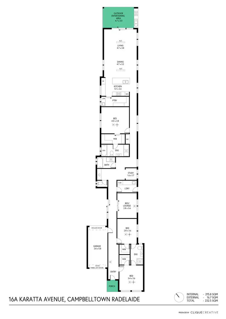 Floorplan of Homely house listing, 16A Karatta Avenue, Campbelltown SA 5074