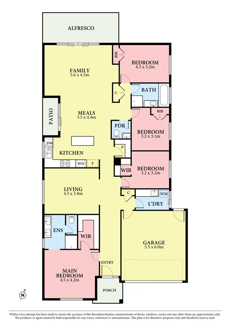 Floorplan of Homely house listing, 6 Chadwick Views, Doreen VIC 3754