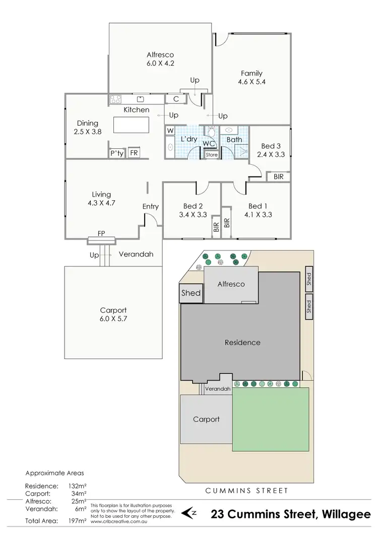Floorplan of Homely house listing, 23 Cummins Street, Willagee WA 6156