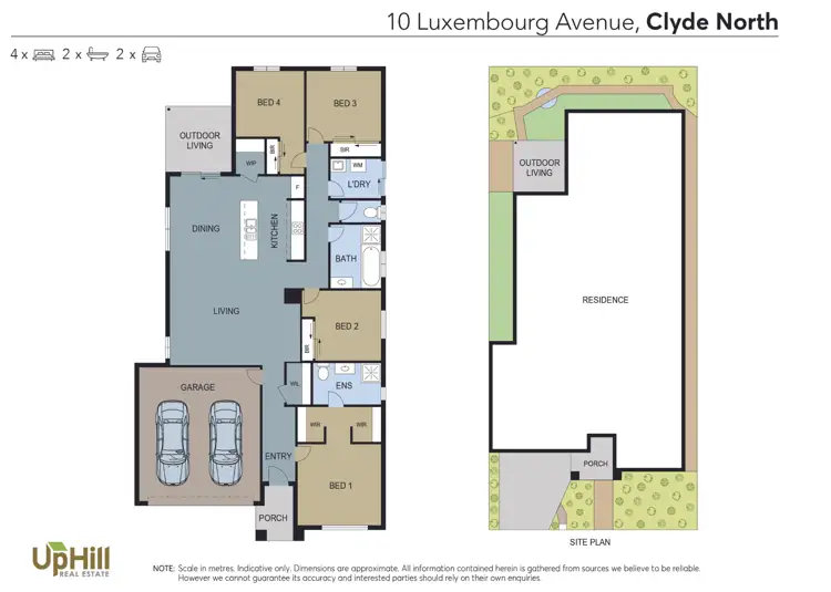 Floorplan of Homely house listing, 10 Luxembourg Avenue, Clyde North VIC 3978