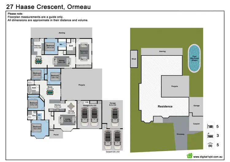 Floorplan of Homely house listing, 27 Haase Crescent, Ormeau QLD 4208