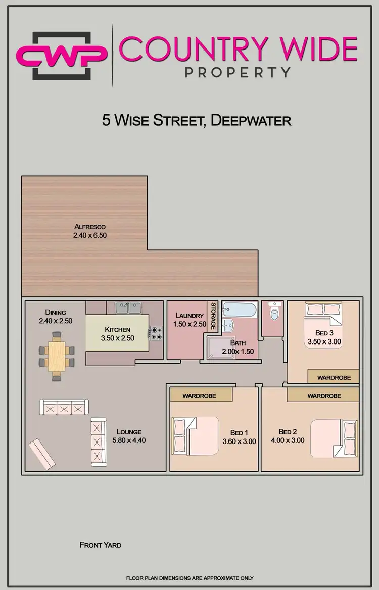 Floorplan of Homely house listing, 5 Wise Street, Deepwater NSW 2371