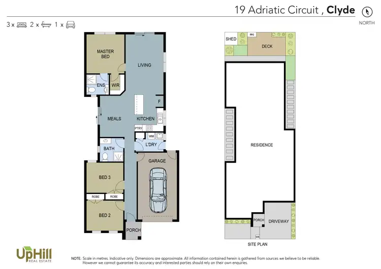 Floorplan of Homely house listing, 19 Adriatic Circuit, Clyde VIC 3978