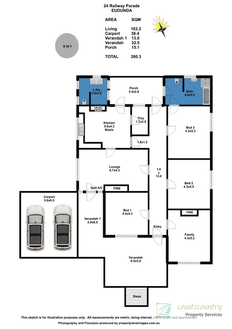 Floorplan of Homely house listing, 24 Railway Parade, Eudunda SA 5374