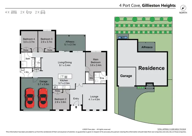 Floorplan of Homely house listing, 4 Port Cove, Gillieston Heights NSW 2321