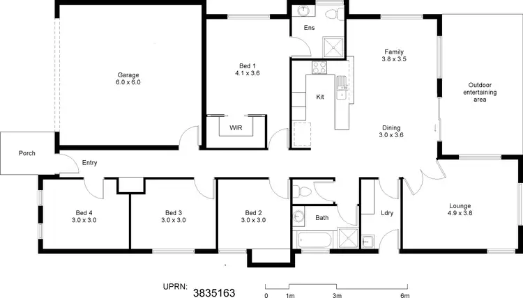 Floorplan of Homely house listing, Address available on request