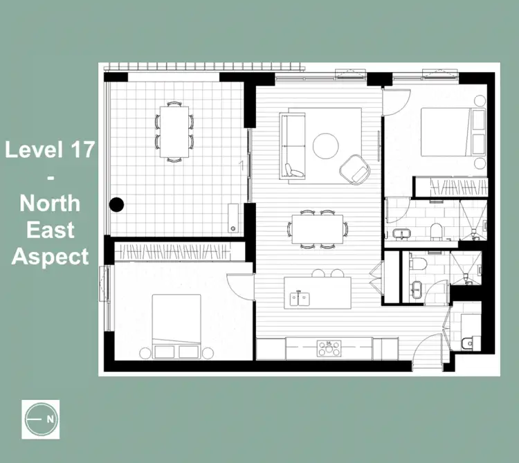 Floorplan of Homely apartment listing, 1505/137 Herring Road, Macquarie Park NSW 2113