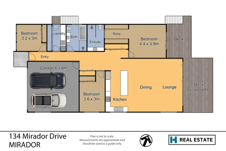 Floorplan of Homely house listing, 134 Mirador Drive, Merimbula NSW 2548