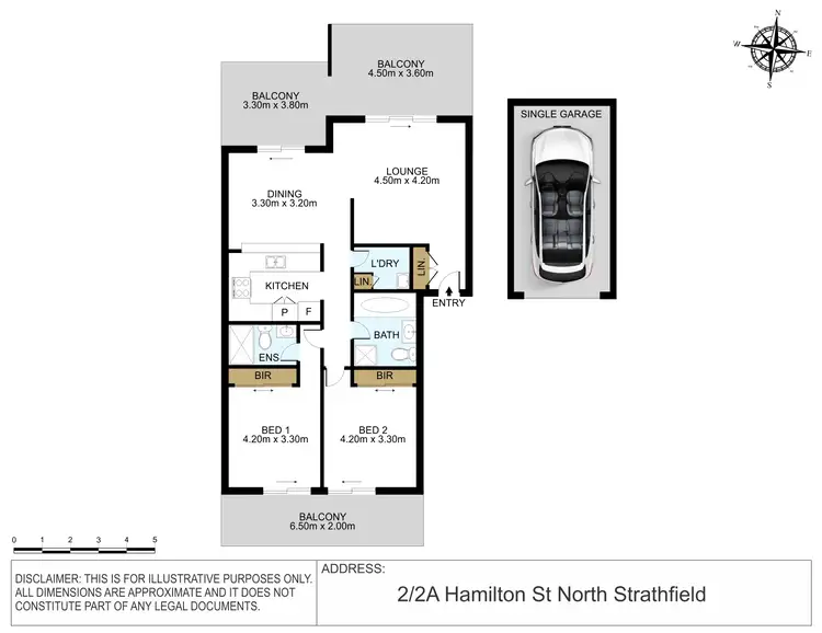 Floorplan of Homely apartment listing, 2/2a Hamilton Street East, North Strathfield NSW 2137