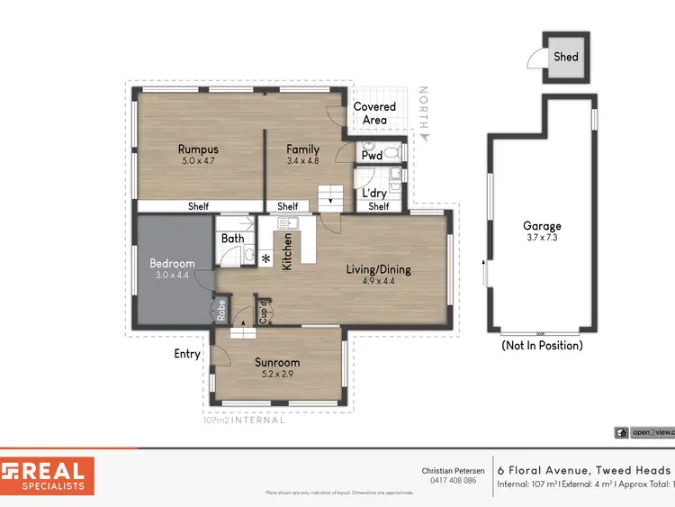 Floorplan of Homely house listing, 6 Floral Avenue, Tweed Heads South NSW 2486