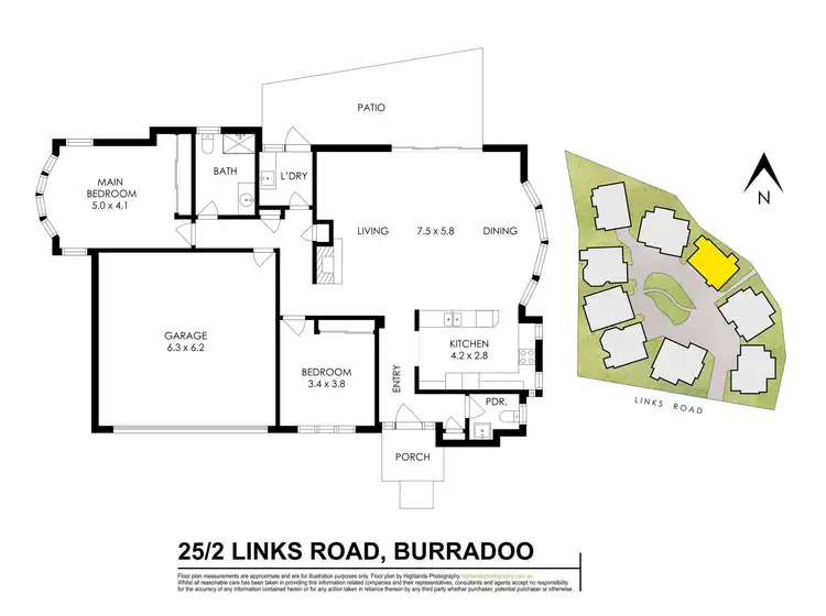 Floorplan of Homely villa listing, 25/2 Links Road, Burradoo NSW 2576
