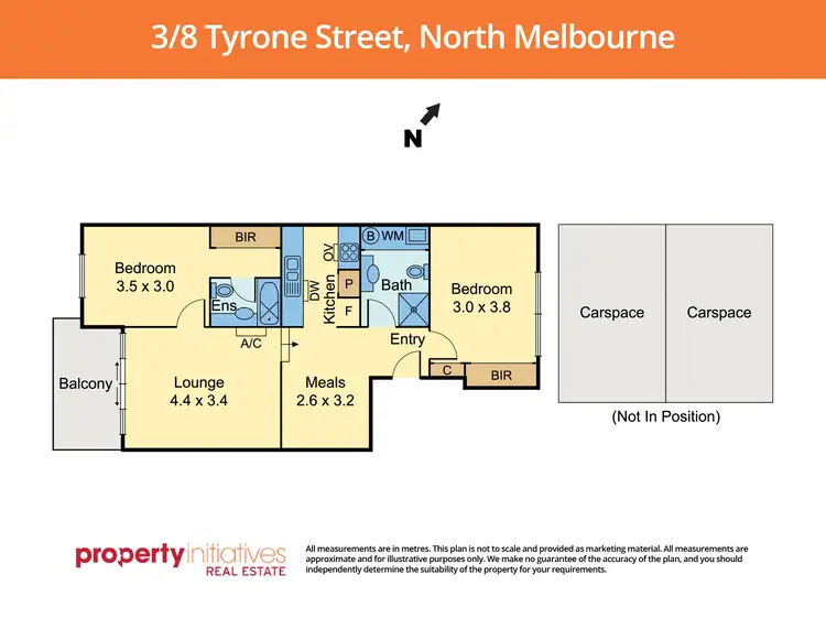 Floorplan of Homely apartment listing, 3/8 Tyrone Street, North Melbourne VIC 3051