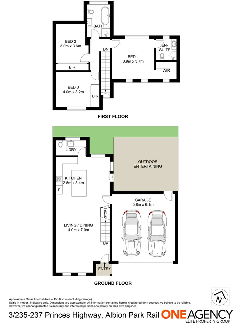 Floorplan of Homely house listing, 3/235-237 Princes Highway, Albion Park Rail NSW 2527