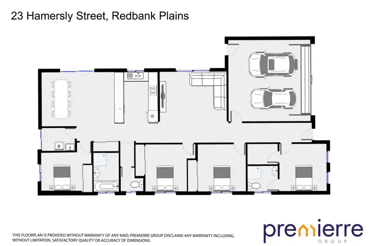 Floorplan of Homely house listing, 23 Hamersly Street, Redbank Plains QLD 4301