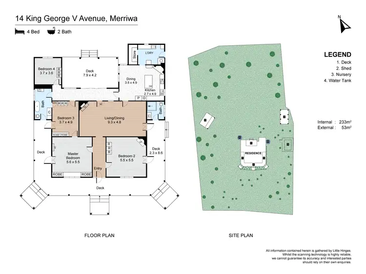 Floorplan of Homely house listing, 14 King George V Avenue, Merriwa NSW 2329