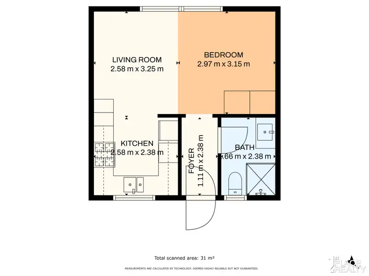 Floorplan of Homely unit listing, 4/15 King George Street, Victoria Park WA 6100