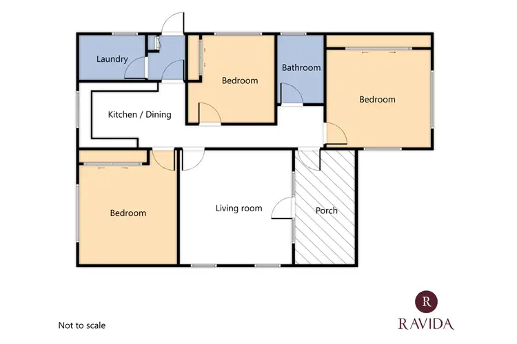 Floorplan of Homely house listing, 35 LARKINGS STREET, Wangaratta VIC 3677