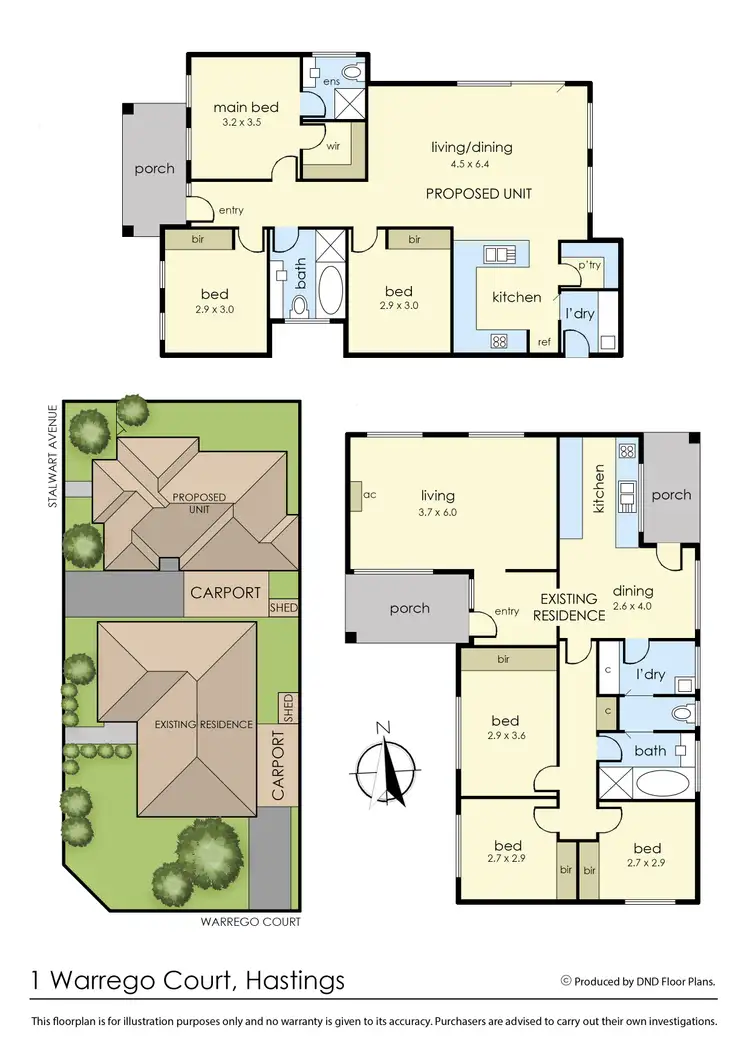 Floorplan of Homely house listing, 1 Warrego Court, Hastings VIC 3915