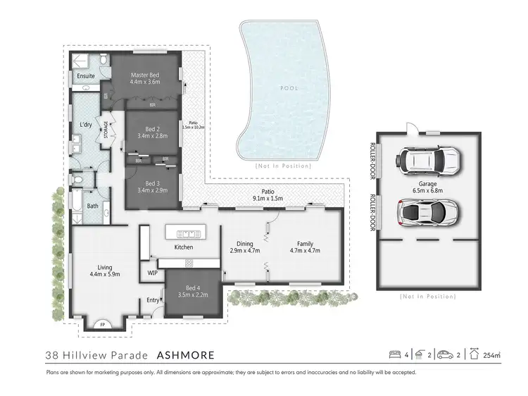 Floorplan of Homely house listing, 38 Hillview Parade, Ashmore QLD 4214