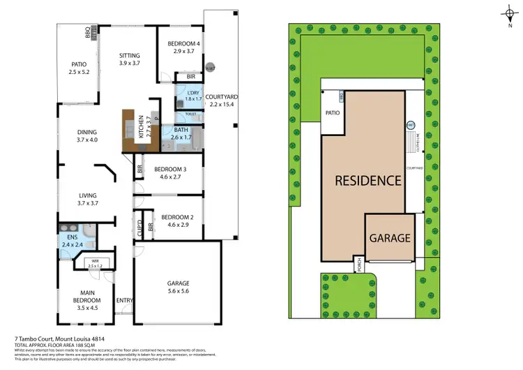 Floorplan of Homely house listing, 7 Tambo Court, Mount Louisa QLD 4814