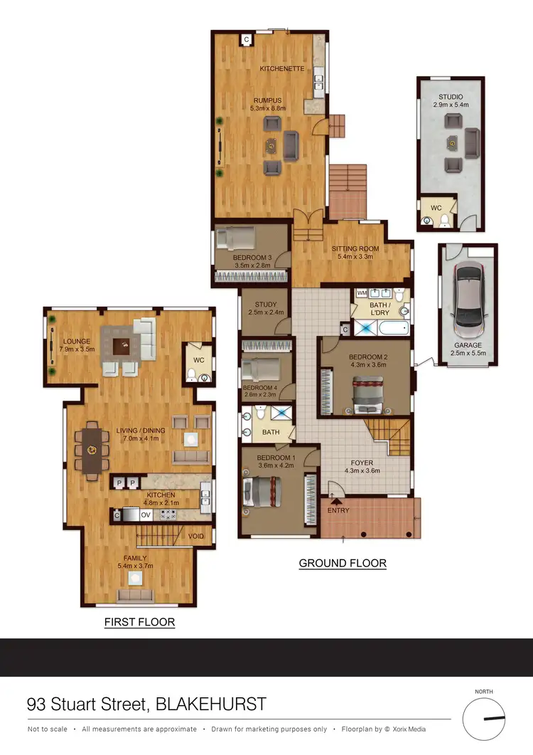 Floorplan of Homely house listing, 93 Stuart Street, Blakehurst NSW 2221