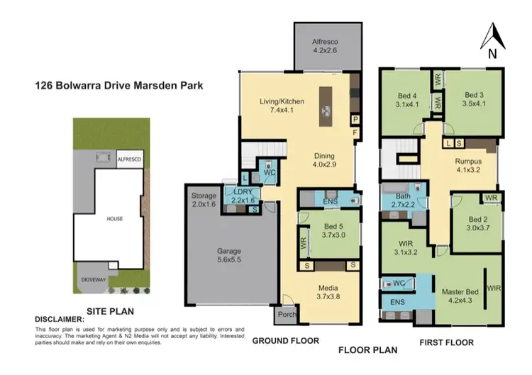 Floorplan of Homely house listing, 126 Bolwarra Drive, Marsden Park NSW 2765