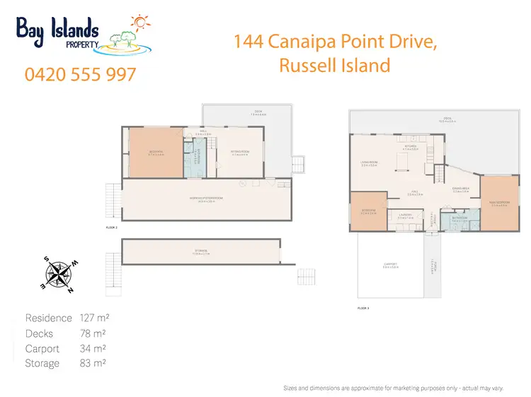 Floorplan of Homely house listing, 144 Canaipa Point Drive, Russell Island QLD 4184