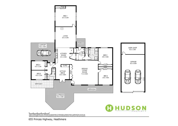 Floorplan of Homely rural property listing, 655 Princes Highway, Heathmere VIC 3305
